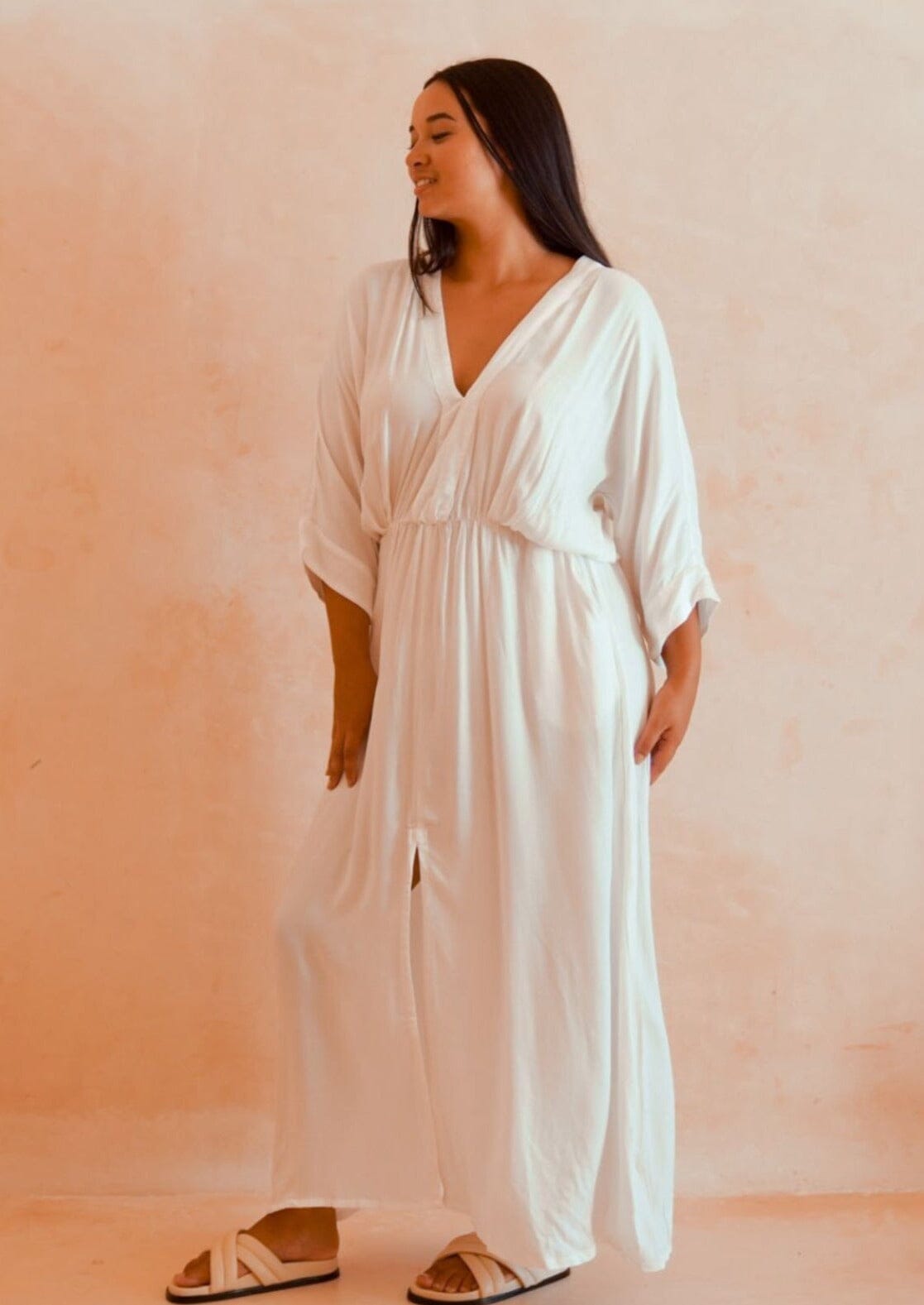 Freya Maxi-White Dress AMIRA 