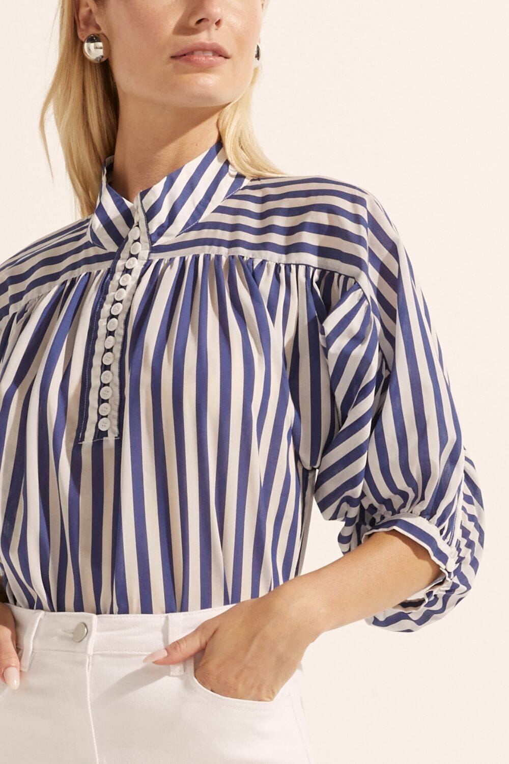 Adage Top-Navy Stripe Top Zoe Kratzmann 