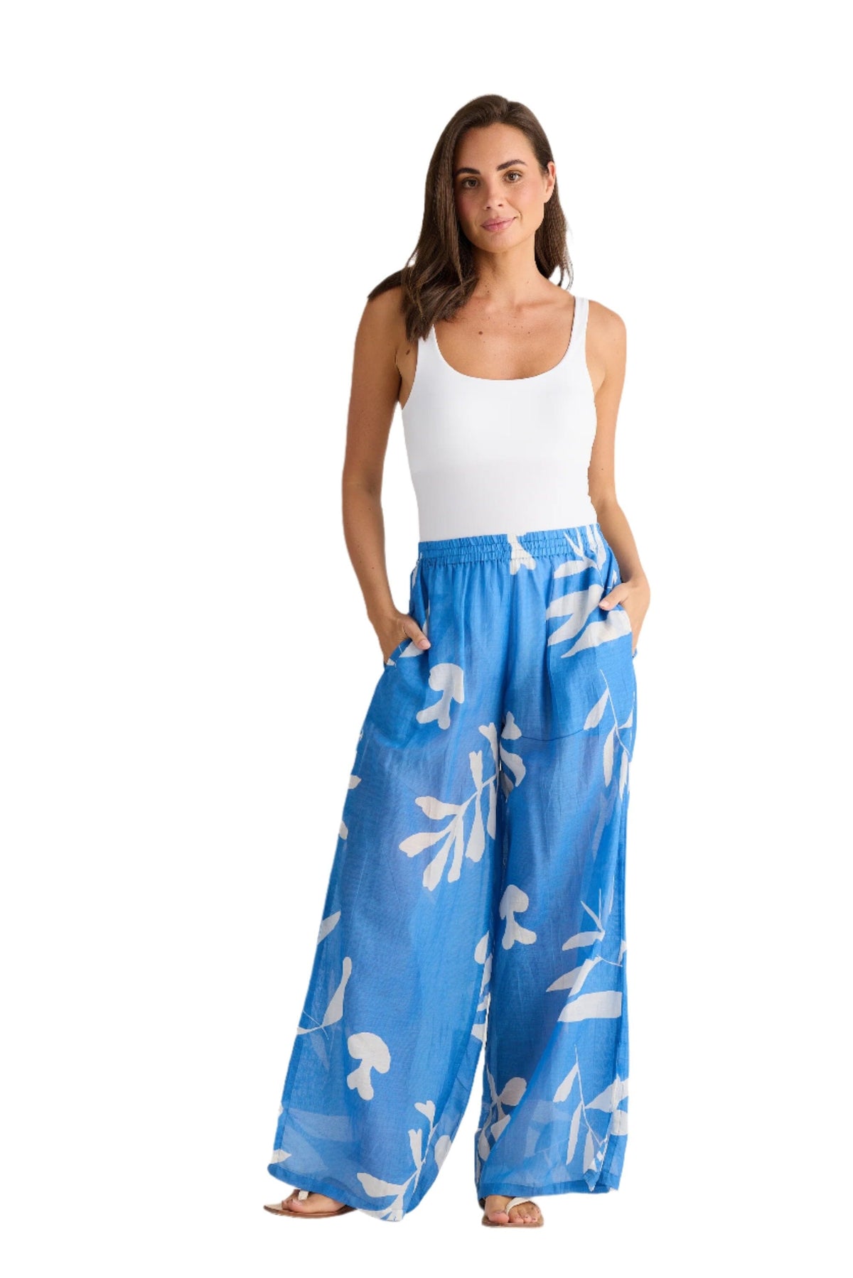 Fly Away Pant-Blue Pants Holiday 