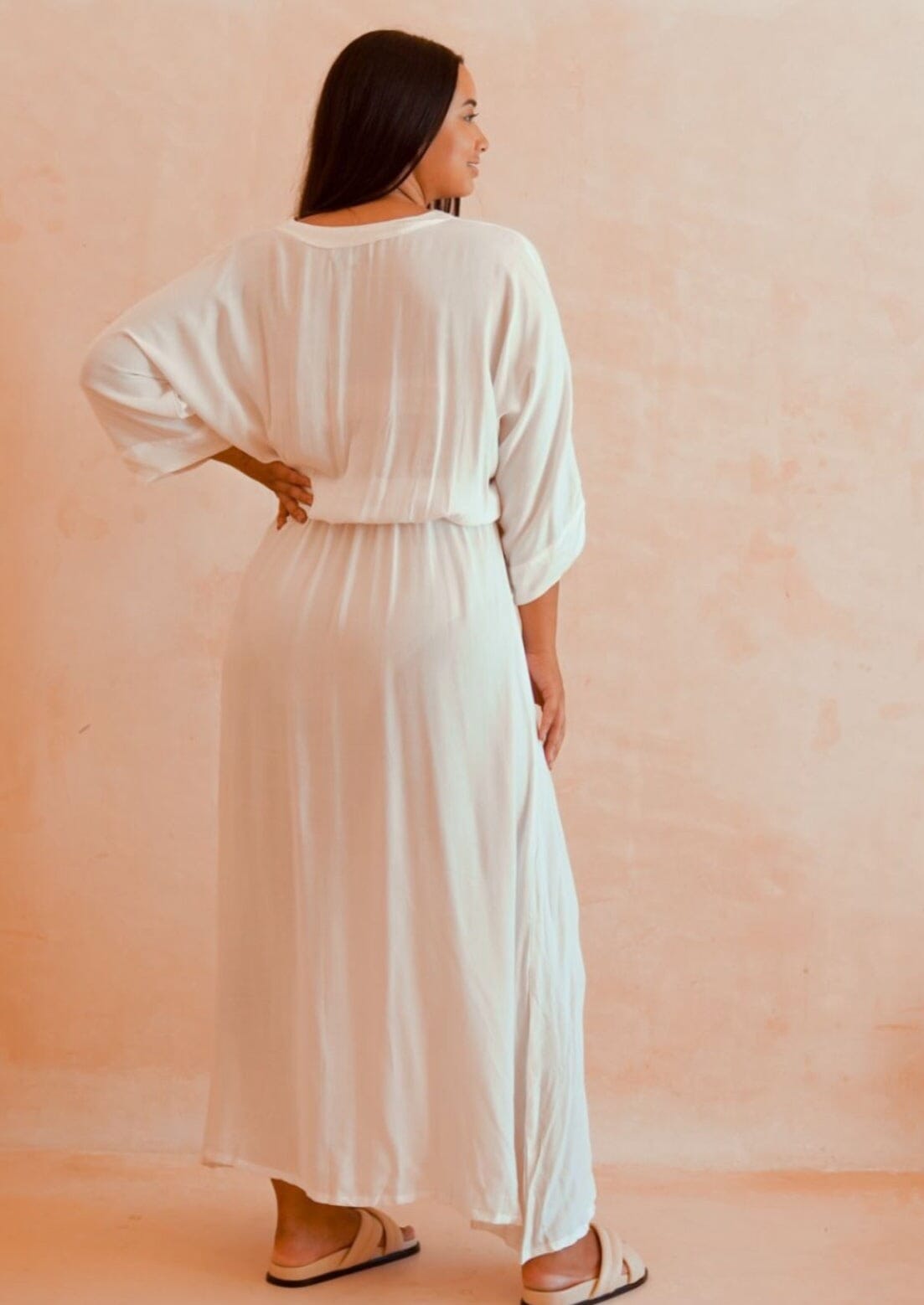 Freya Maxi-White Dress AMIRA 