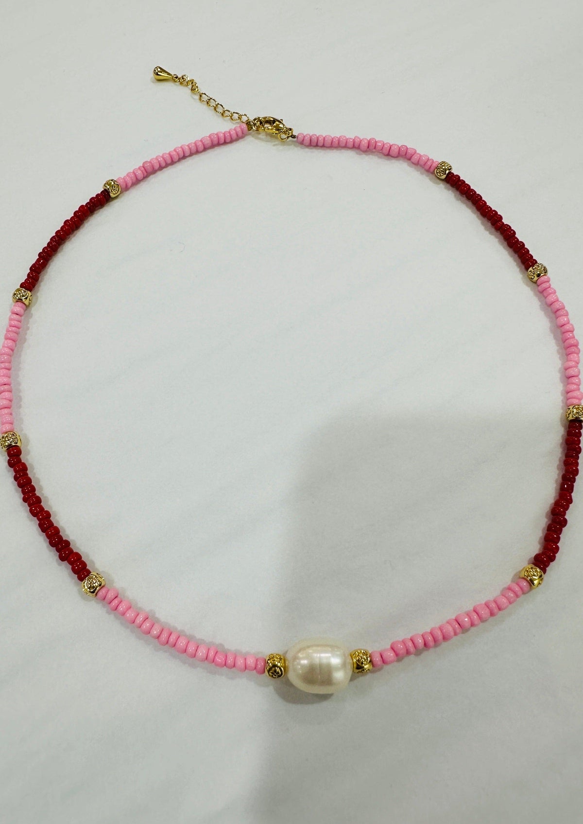 Jess Moroccan pearl Bead Necklace Jewellery Marcel &amp; Harper 