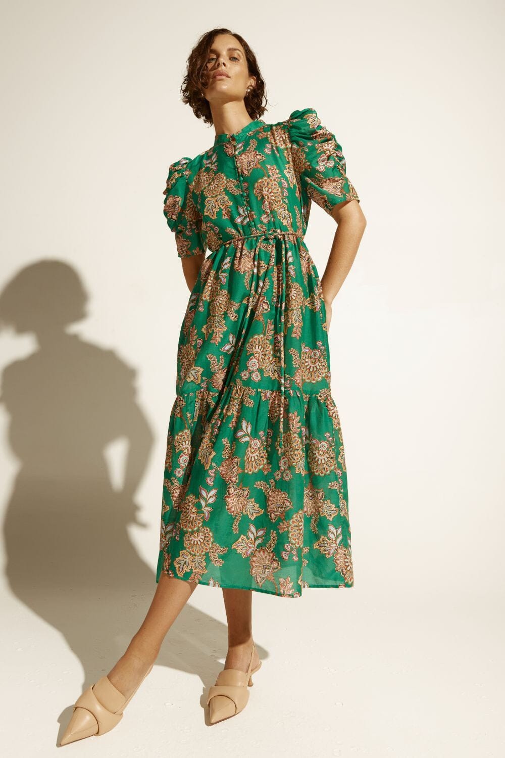 Opus Dress-Palm Green Dress Zoe Kratzmann 