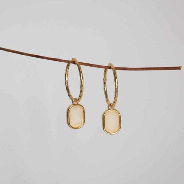 Oriya Earrings-Gold Jewellery Love Lunamei 