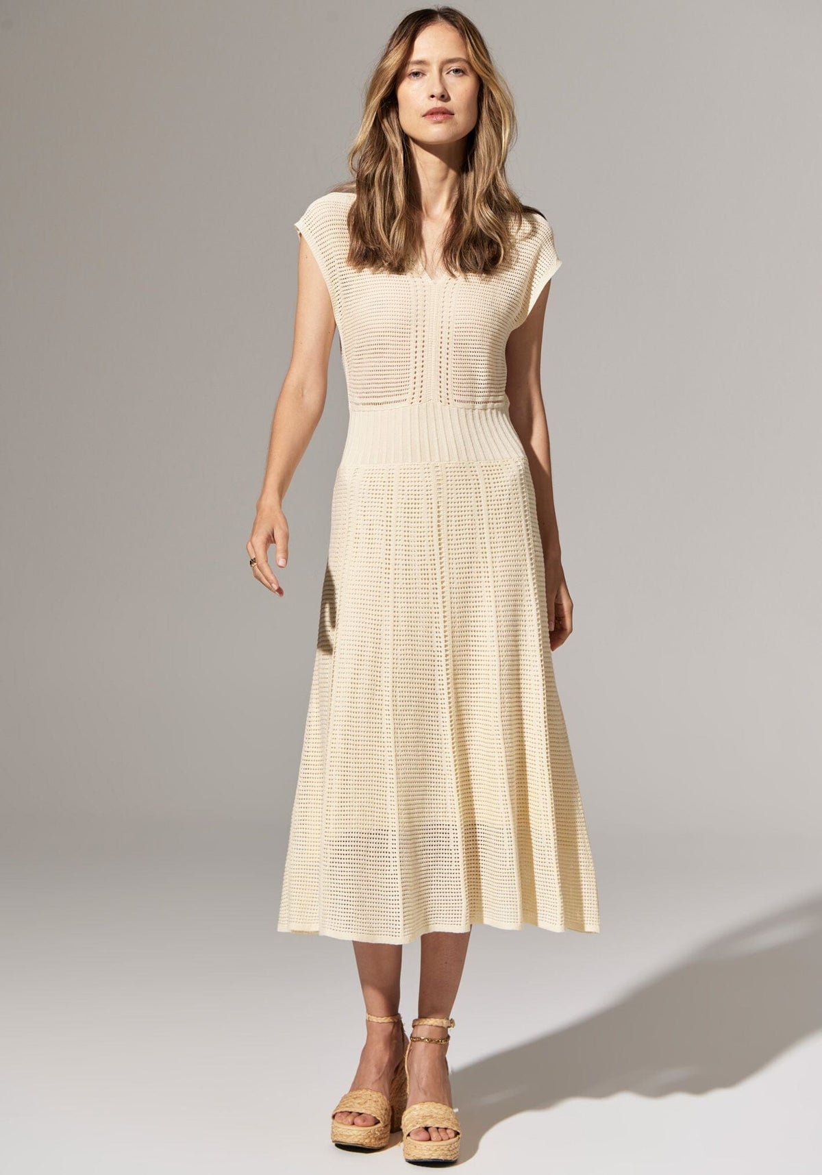 Paco Knit Dress-Ivory Dress POL 