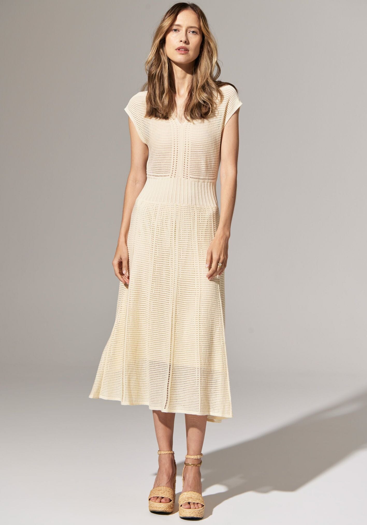 Paco Knit Dress-Ivory Dress POL 