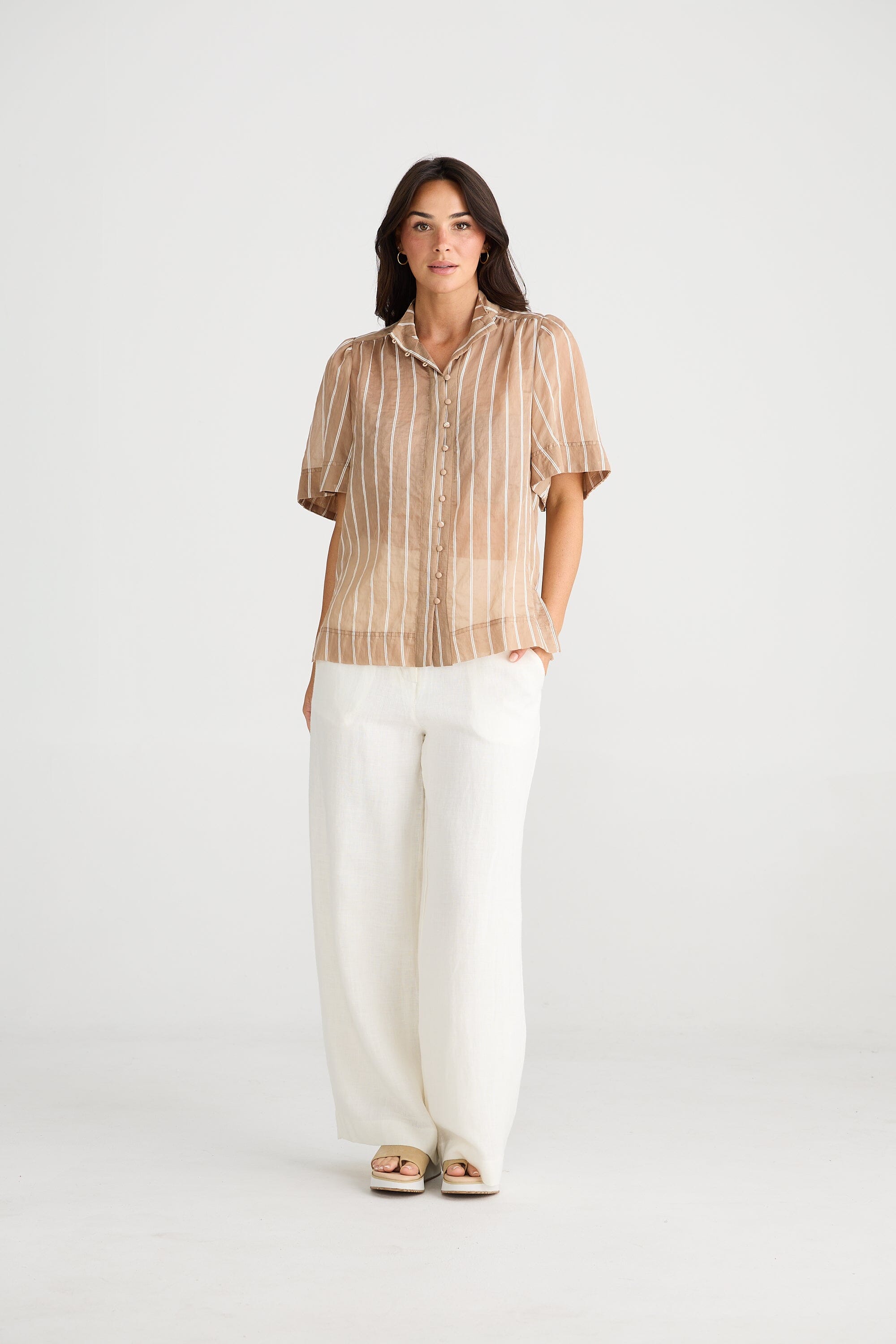 Penelope Top-stripe Top Brave & True 