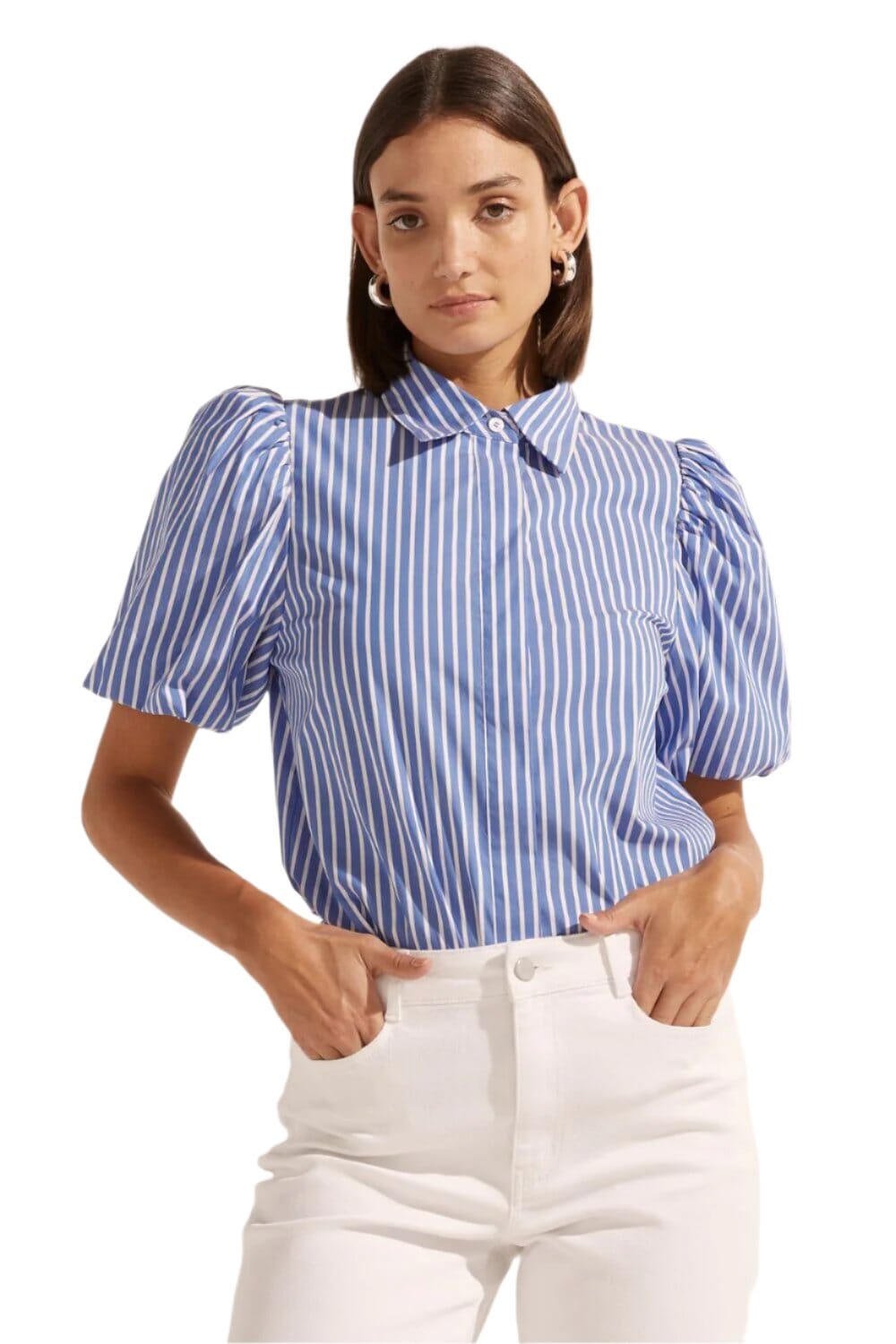 Perch Top-Pacific Stripe Top Zoe Kratzmann 