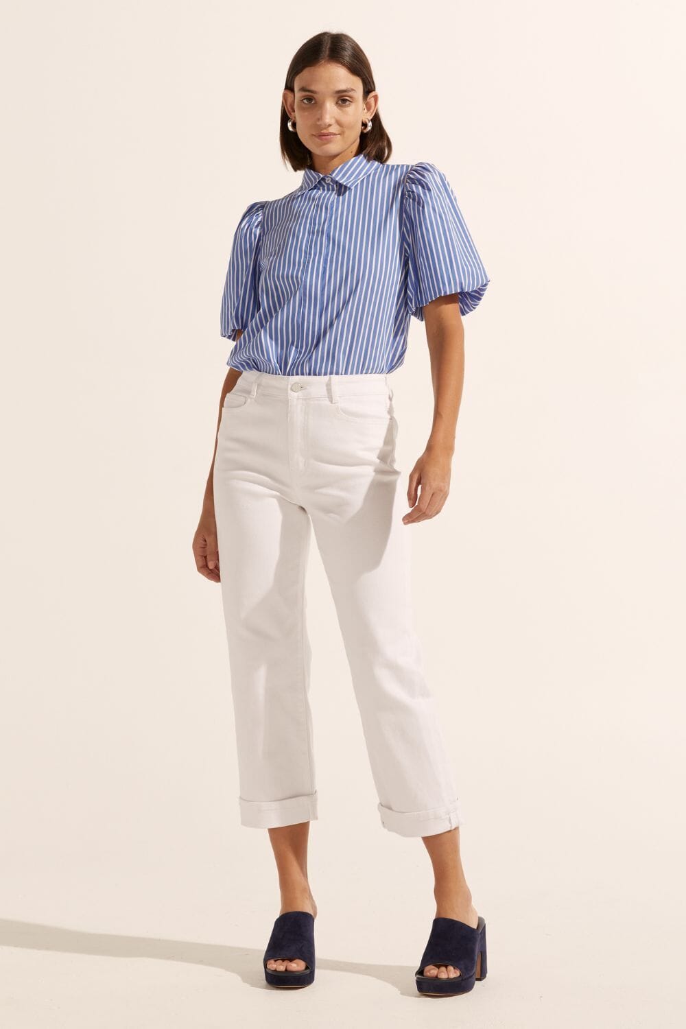 Perch Top-Pacific Stripe Top Zoe Kratzmann 