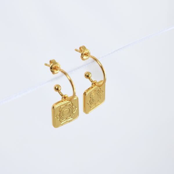 Sacral Earrings-Gold Jewellery Love Lunamei 