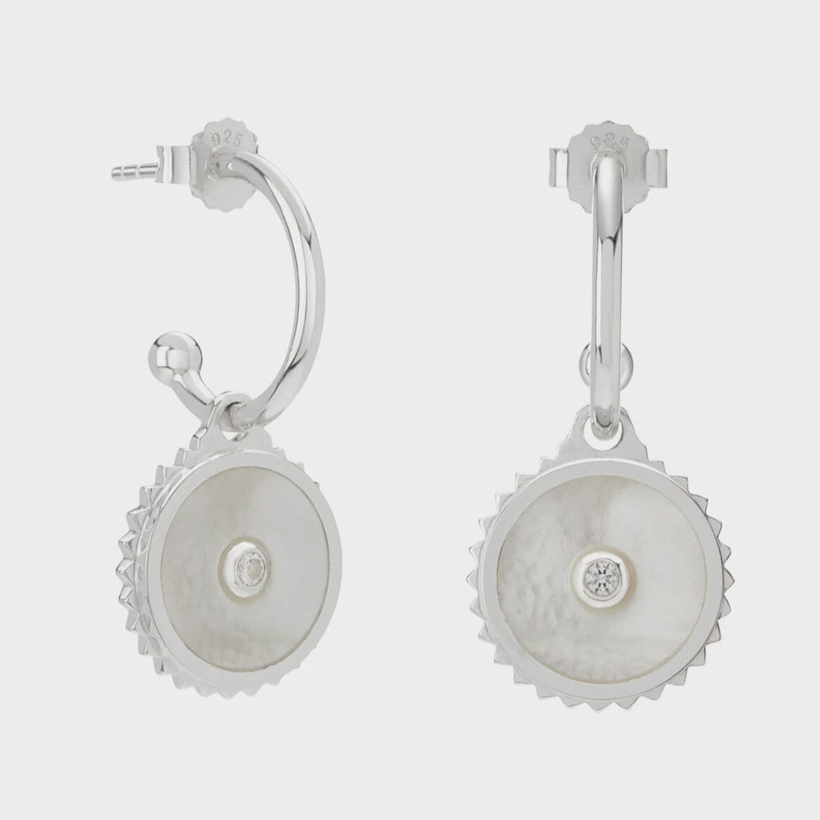 Halcyon Shield Earrings-SS Jewellery Murkani 