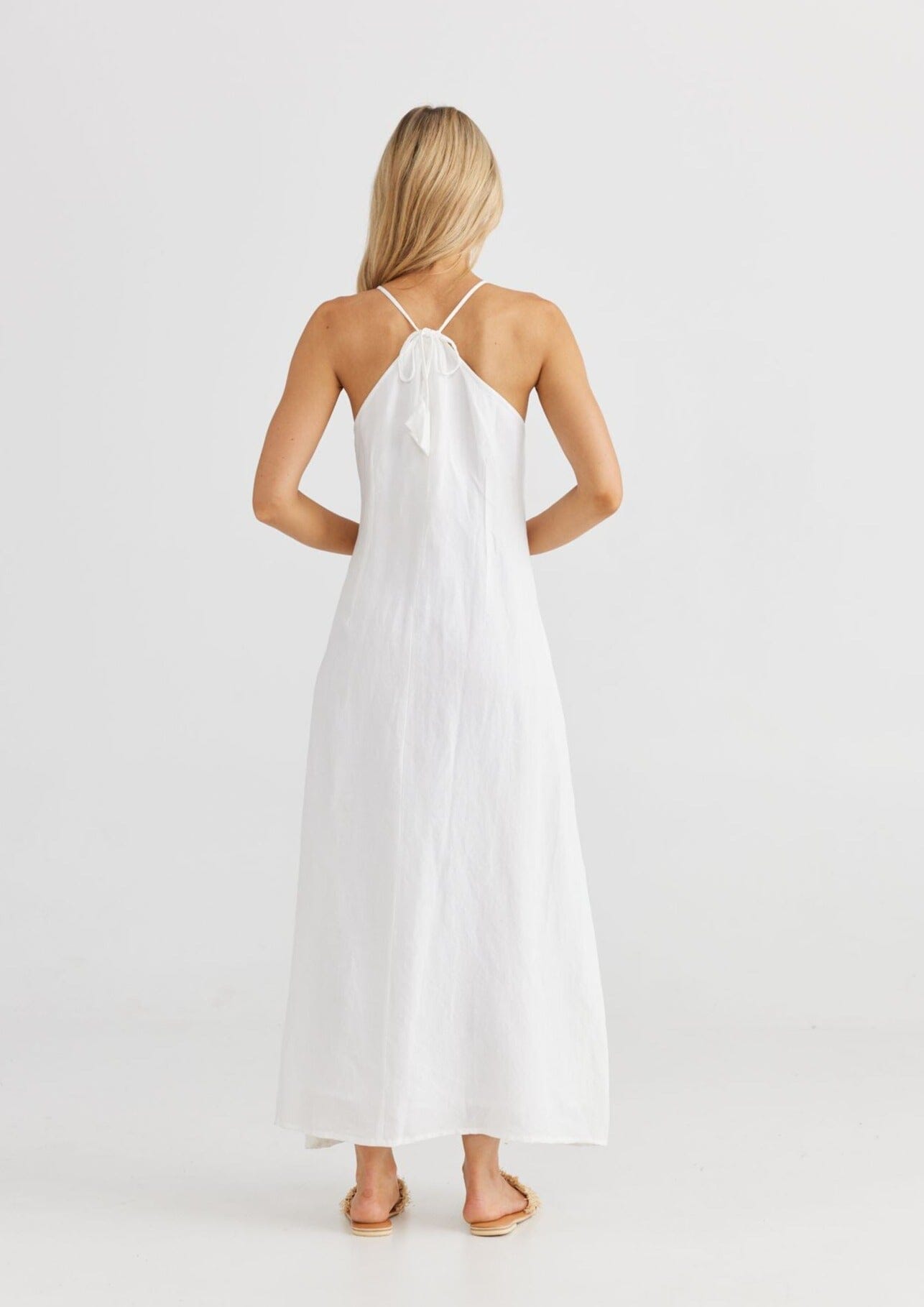 Tangier Dress-White Dress Shanty White XS 